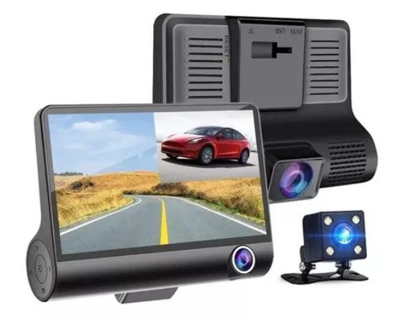 CÁMARA CARRO DVR HD 3 LENTES FULL HD