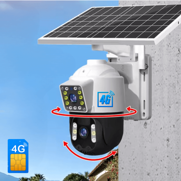 A053 CAMARA 4G SOLAR 2 LENTES