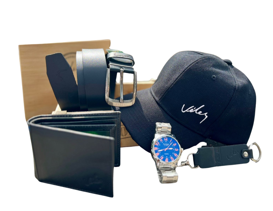 SET X5 CAJA+BILLETERA+CORREA+GORRA+RELOJ - thumbnail 2