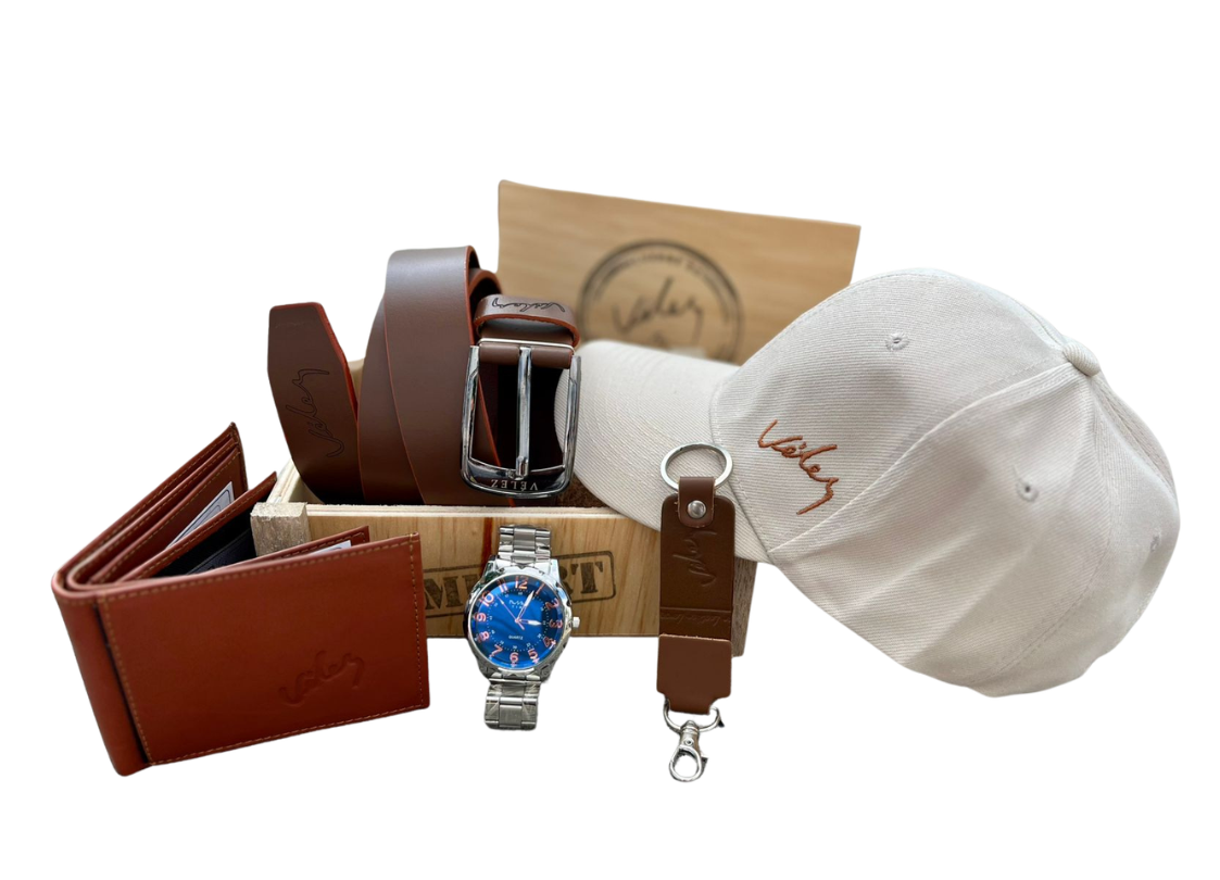 SET X5 CAJA+BILLETERA+CORREA+GORRA+RELOJ - thumbnail 4