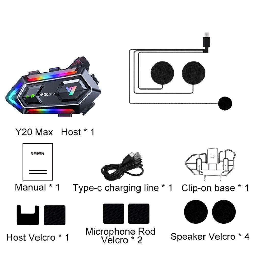 Intercomunicador Para Casco Moto Y20 - thumbnail 3